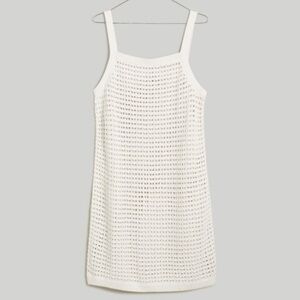 Madewell Crochet Cutaway Cover-Up Midi Dress XXS